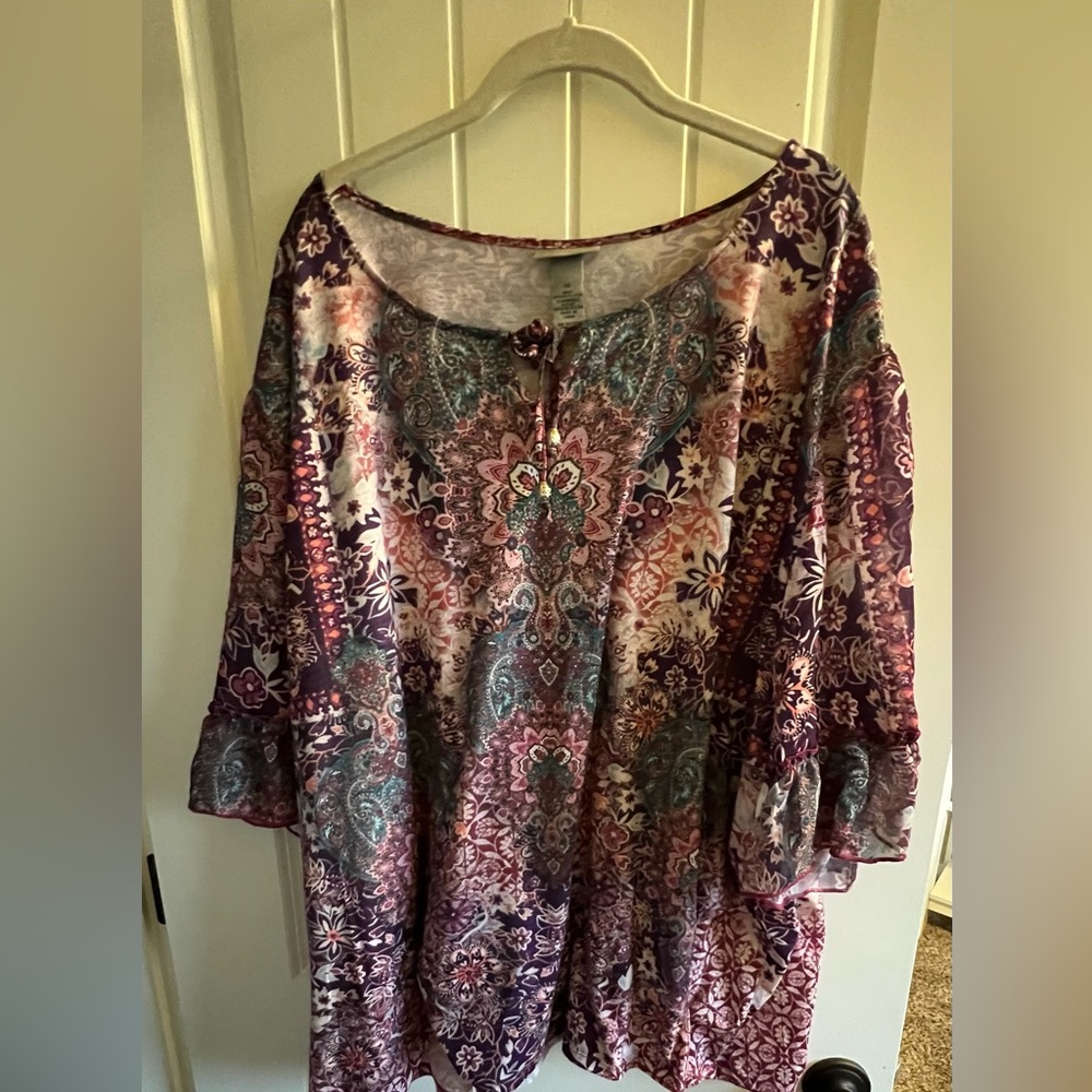 Catherine’s 5x peasant blouse